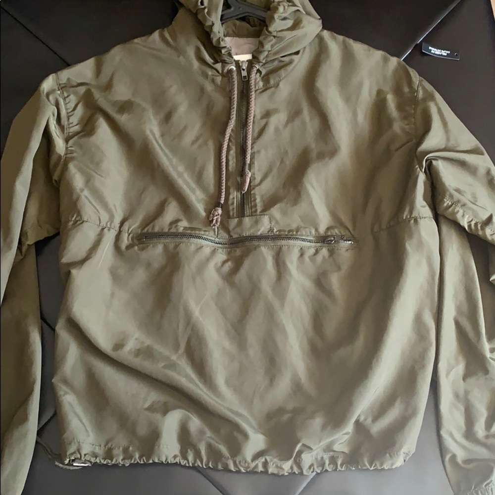 Jade green Windbreaker